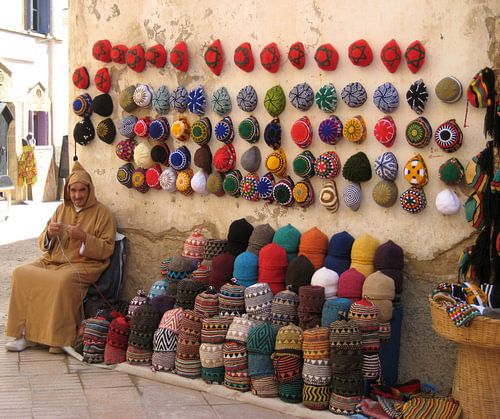 Haken is helemaal in! Marokko.