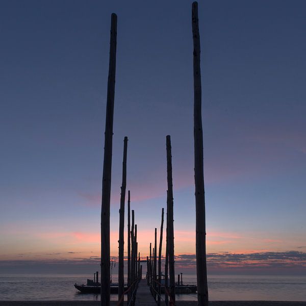 Zonsopkomst Steiger Veer Texel Vlieland (Kaap Noord) von Waterpieper Fotografie