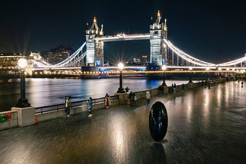 Tower Bridge Londen van Luis Emilio Villegas Amador