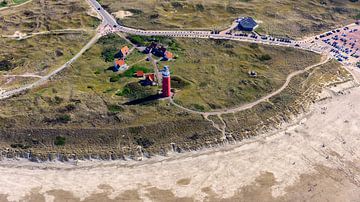 Vuurtoren Eierlandse Gat, Texel van Roel Ovinge