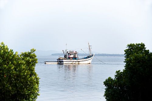 Een pauze langs de kustlijn van Gokarna