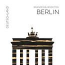 Urban Art BERLIN Brandenburger Tor von Melanie Viola Miniaturansicht