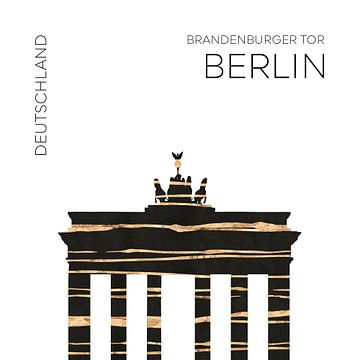 Stedelijke kunst BERLIN Brandenburger Poort