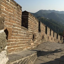 Chinese Muur Beijing van Puck vn