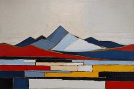 Abstract mountains by Art & Soul Creations