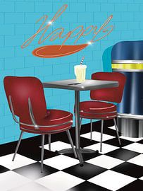 Die Jukebox lädt ein von Art Prints