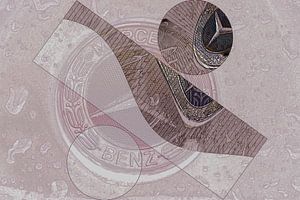 Mercedes Emblem abstrakt rose