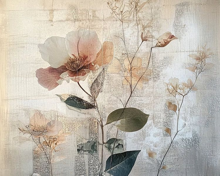 Bloemenkunst | Echoes of Nature's Past van Zen en Meer