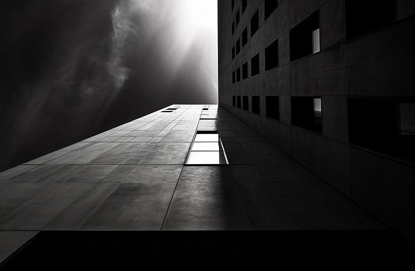 Moderne architectuur van fernlichtsicht