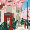 De tijdloze elegantie van London in de lente van Art Prints