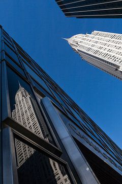 Chrysler Building New York Reflection von JPWFoto
