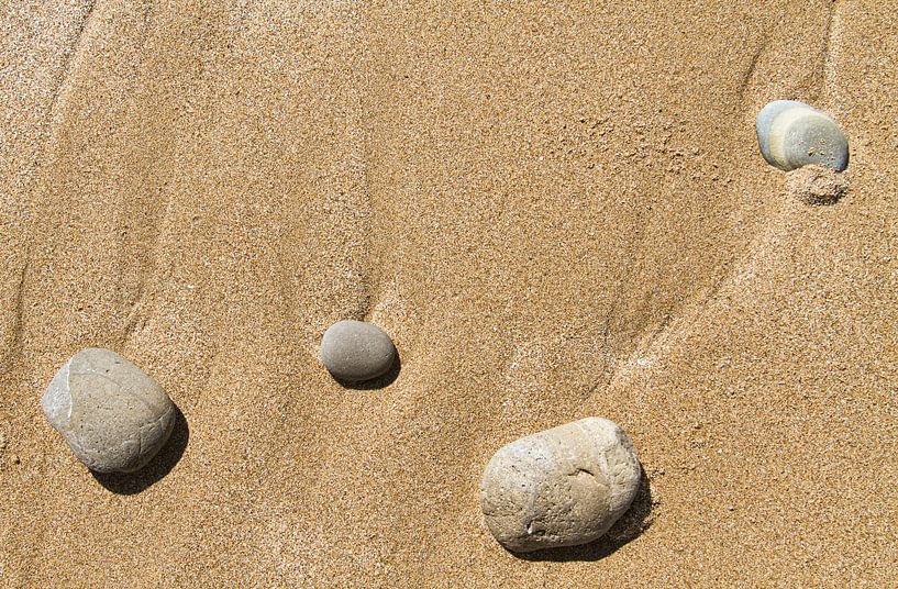 Steine am Strand von Johan Zwarthoed