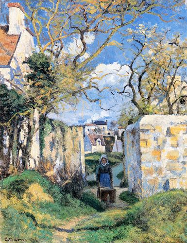 Landscape from Pontoise (1874) painting by Camille Pissarro.