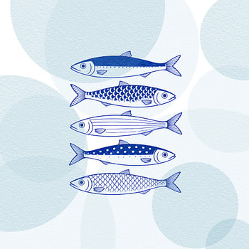 Die Tiefen des Ozeans: Fünf strukturierte Fische