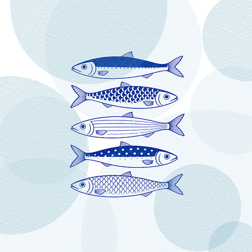 Die Tiefen des Ozeans: Fünf strukturierte Fische