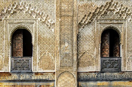 Détail des ornements de la médersa sur Dieter Walther