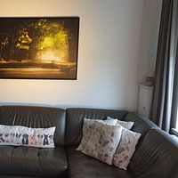 Photo de nos clients: Qui promène le chien? par Kees van Dongen, sur toile