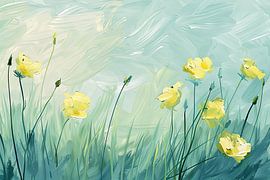 Flower field by Poster Art Shop