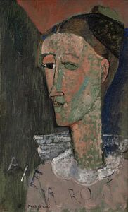 Autoportrait en Pierrot d'Amedeo Modigliani sur Dina Dankers