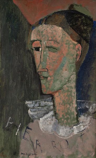 Selbstporträt als Pierrot von Amedeo Modigliani von Dina Dankers