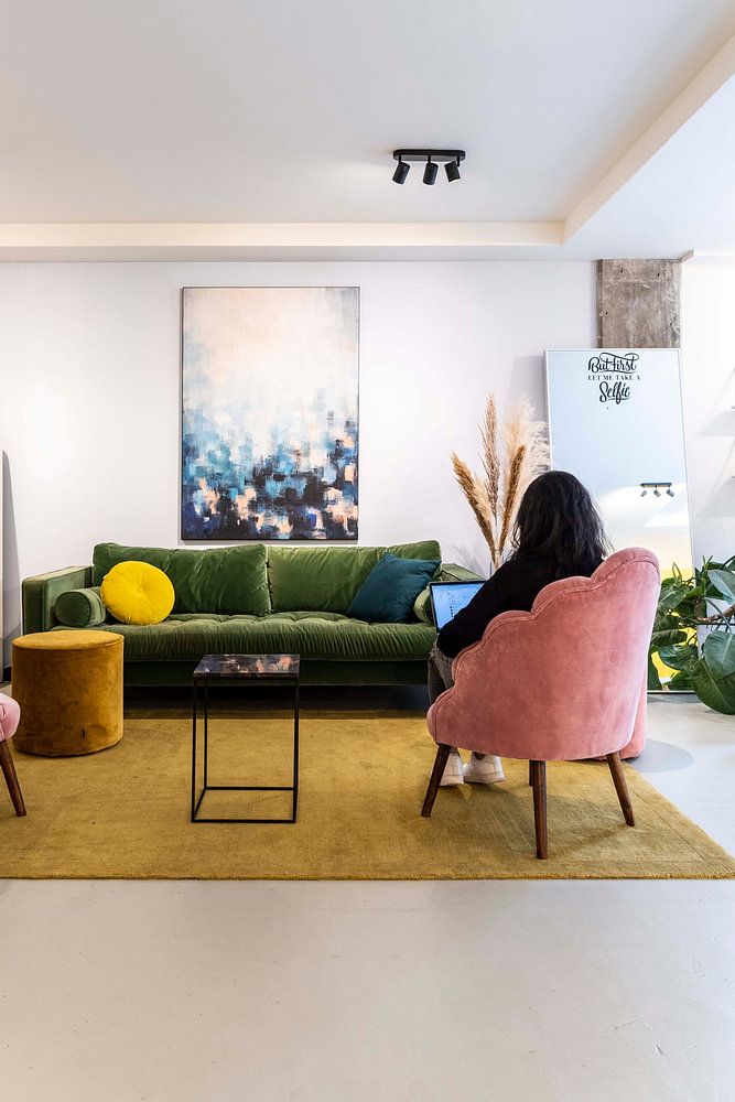 Misty Valley  van MK Abstrakt 