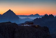 Les Dolomites au lever du soleil par Frank Peters Aperçu