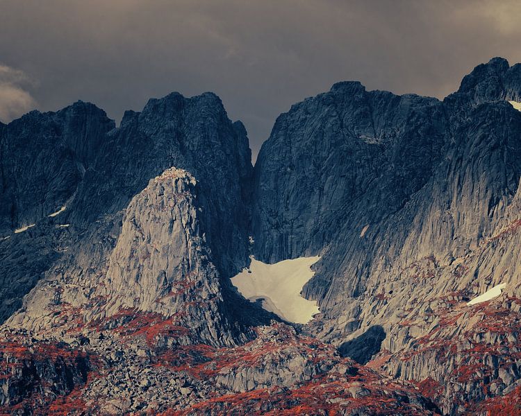 Dramatic mountains of Lofoten Islands in Norway by IntoCircles