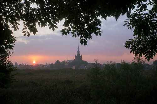 De kerk in Overschie.