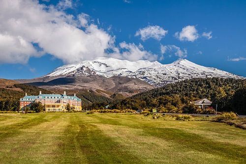 Chateau Tongariro in Tongariro National Park, New Zealand