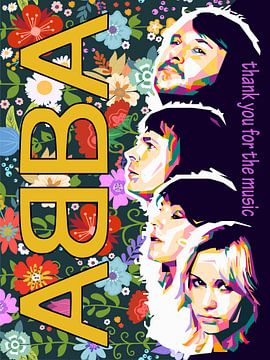 Pop-Art ABBA von Doesburg Design