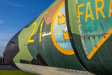 Close-up SAAB 37 Viggen van Harm-Jan Martens