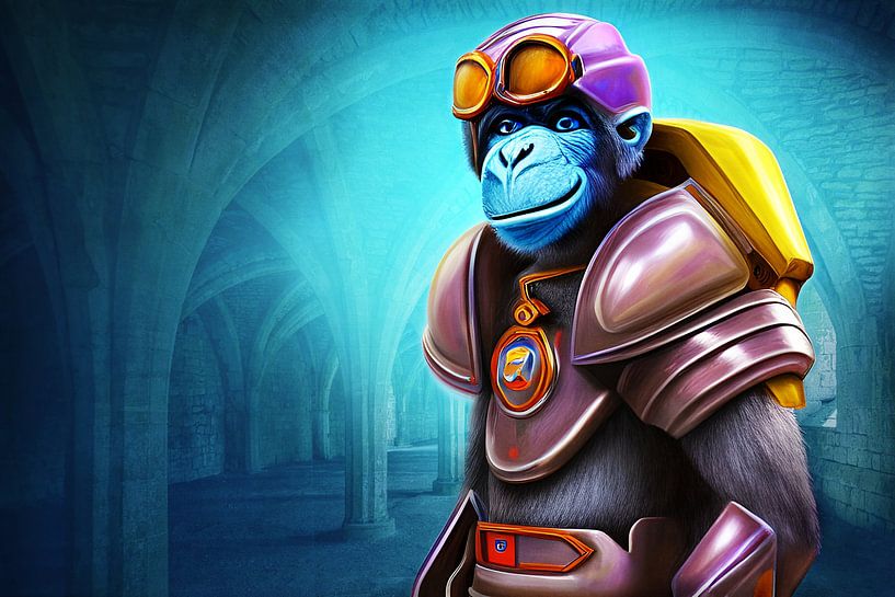 Monkey Warrior 2 von AD DESIGN Photo & PhotoArt