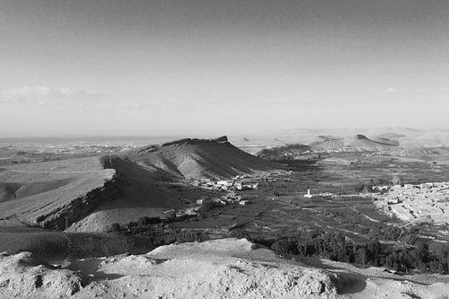 vue de la ville de Midelt au Maroc
