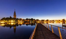 Potsdam skyline at blue hour by Frank Herrmann
