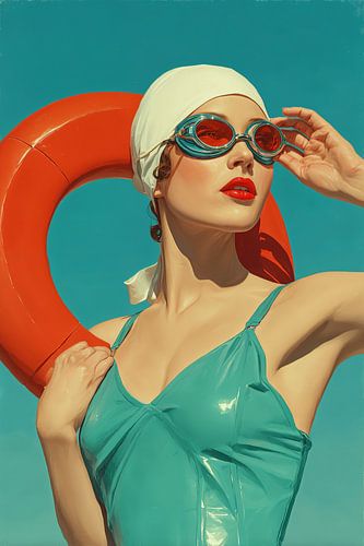 Retro-Schwimmer Nr. 2