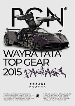 Pagani Huayra Minimalistisch van Ali Firdaus