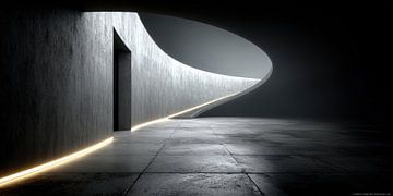 The rising silence by Klaus Tesching - Art-AI