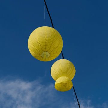 Lantaarns in de oude stad van Bregenz