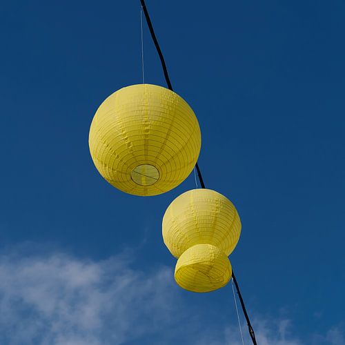 Lantaarns in de oude stad van Bregenz