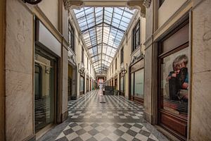 Ancienne galerie marchande dans le centre d'Alessandria