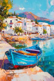 Fischerboot Inselidylle von Poster Art Shop