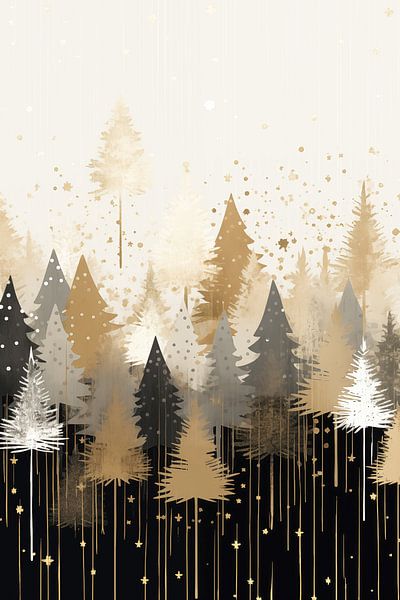 Arbre de Noël abstrait par Imagine