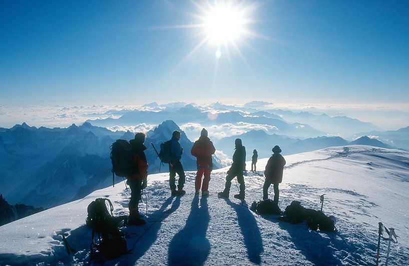 Au sommet du Mont Blanc par Menno Boermans