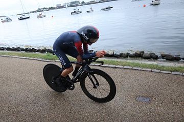 Tom Pidcock during the opening time trial Tour 2022 by FreddyFinn