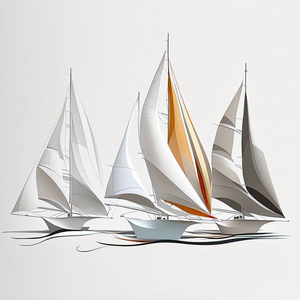 Regatta IV by Peter Balan
