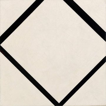 Piet Mondriaan. Composition No. 1_ Lozenge with Four Lines
