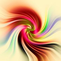 Colourful colour strudel
