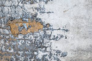 Alte Mauern mit Tünche bearbeitet