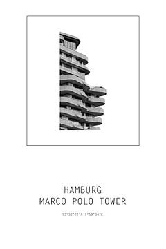 Hamburgse Marco Polo-toren van Der HanseArt