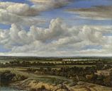 Een uitgestrekt landschap met een weg langs een rivier, Philips Koninck van Meesterlijcke Meesters thumbnail